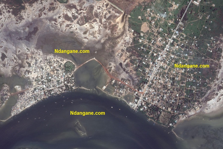 Ndangane - Vue arienne
